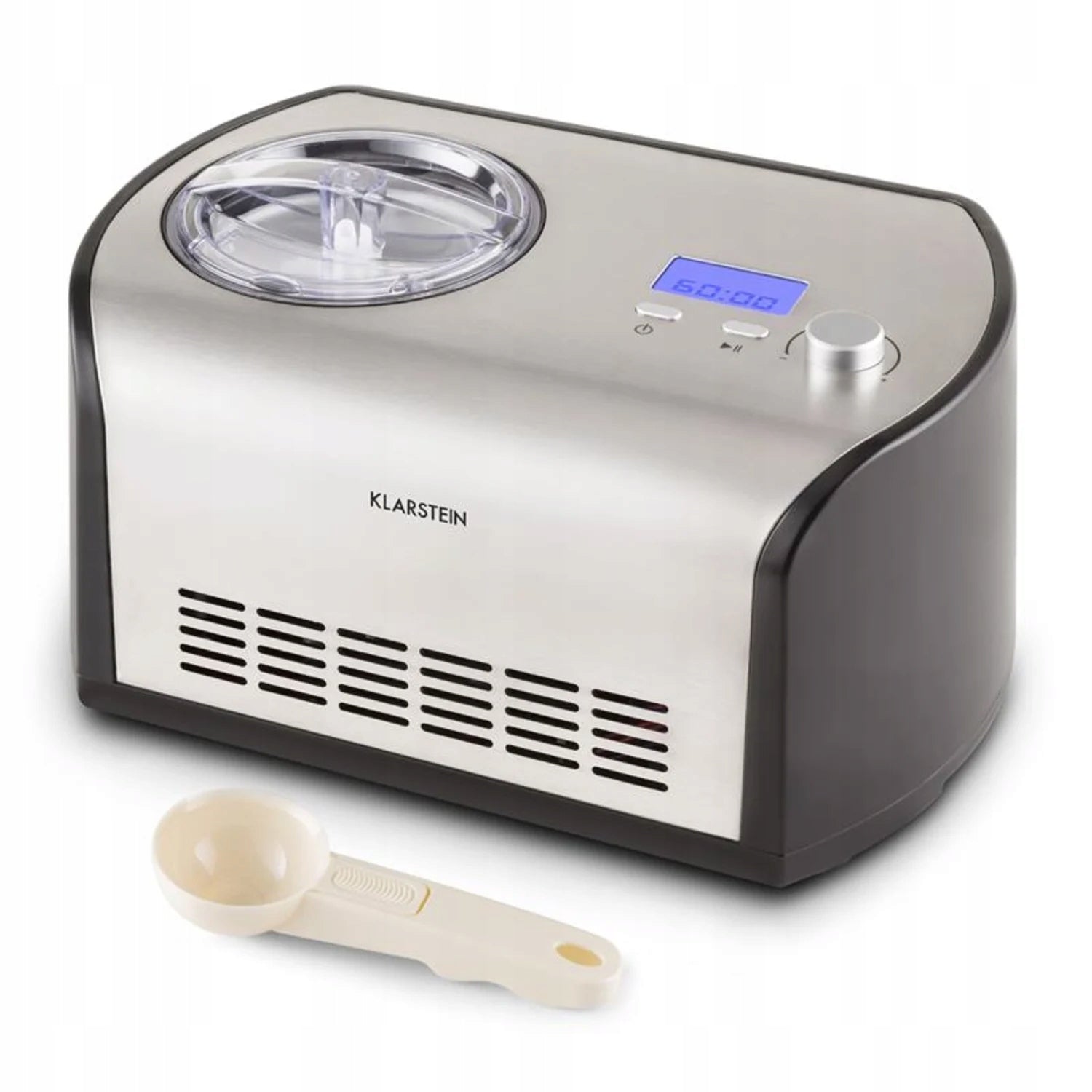 MACHINE ICE MAKING MACHINE ICE CREAM MAKER KLARSTEIN ICE CREAM MACHINE 1,2L Dominant color silver/gray