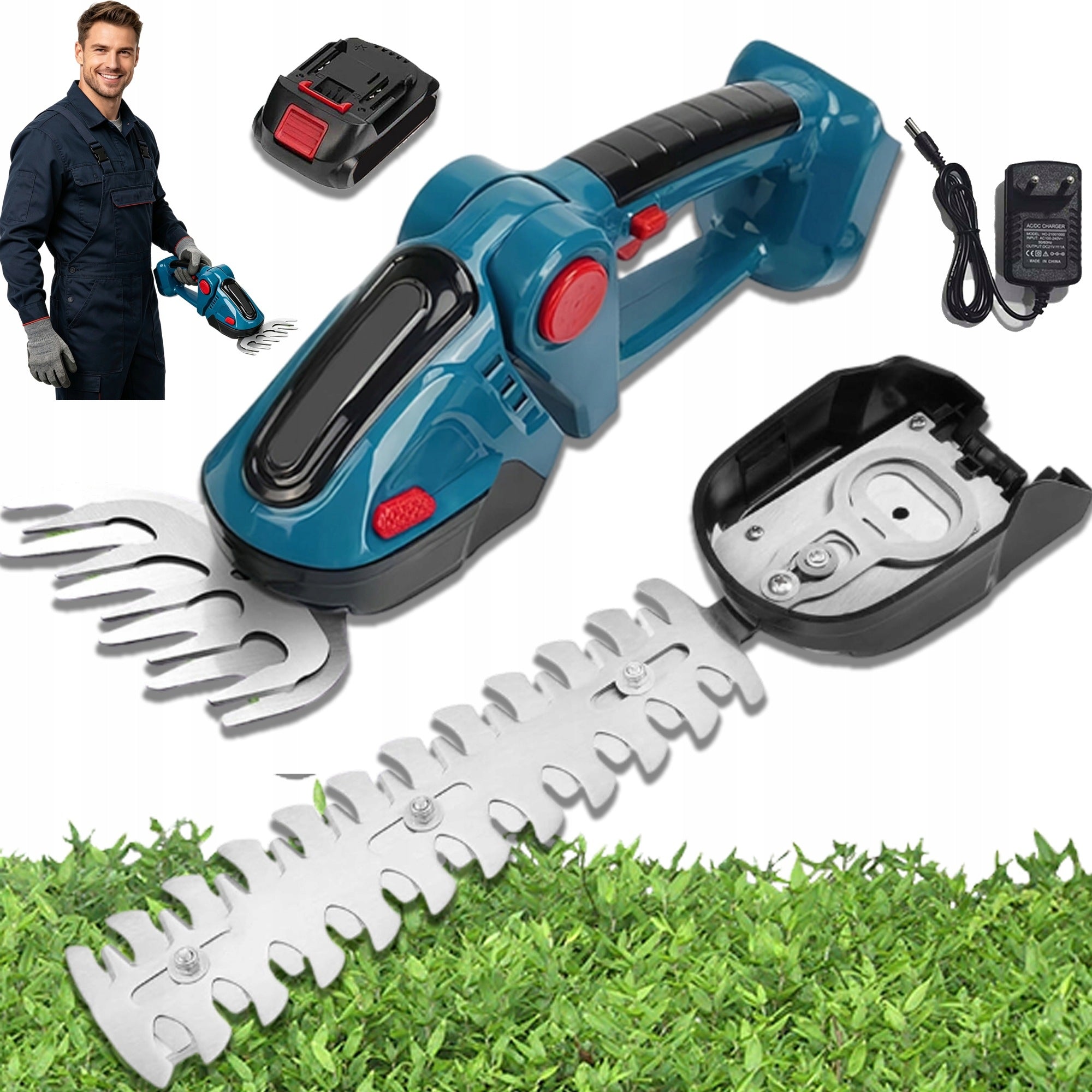 MACHINE MANUAL HEDGE MOWER TWO BLADES FREELY REPLACE GARDENS