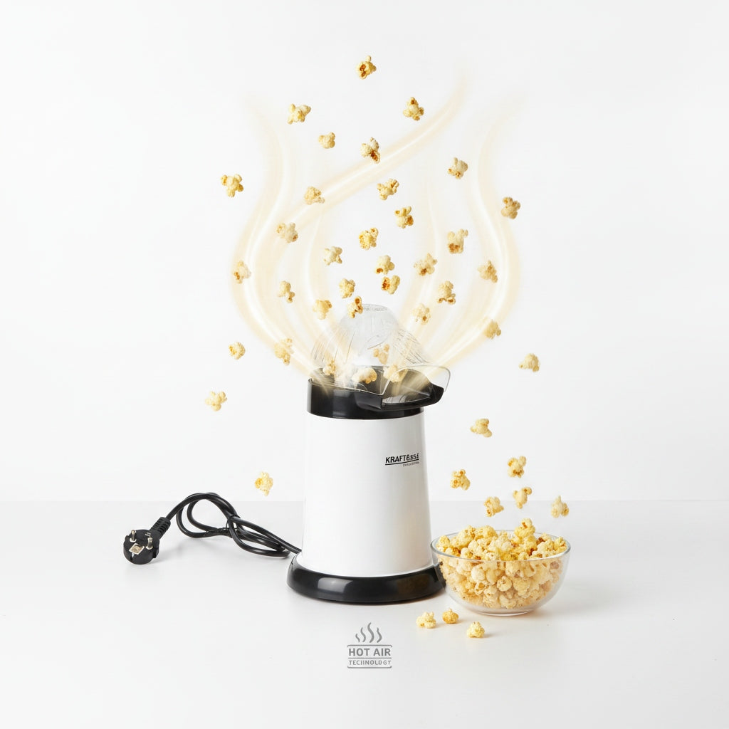 MACHINE POPCORN MACHINE IN DOMOU 1300W WITHOUT FAT Manufacturer code URZĄDZENIE DO POPCORNU BEZTŁUSZCZOWE
