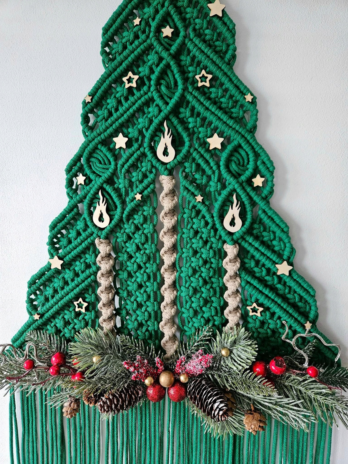 MACRAME CHRISTMAS TREE, STRING CHRISTMAS TREE, CHRISTMAS DECORATION, MACRAME Brand no brand