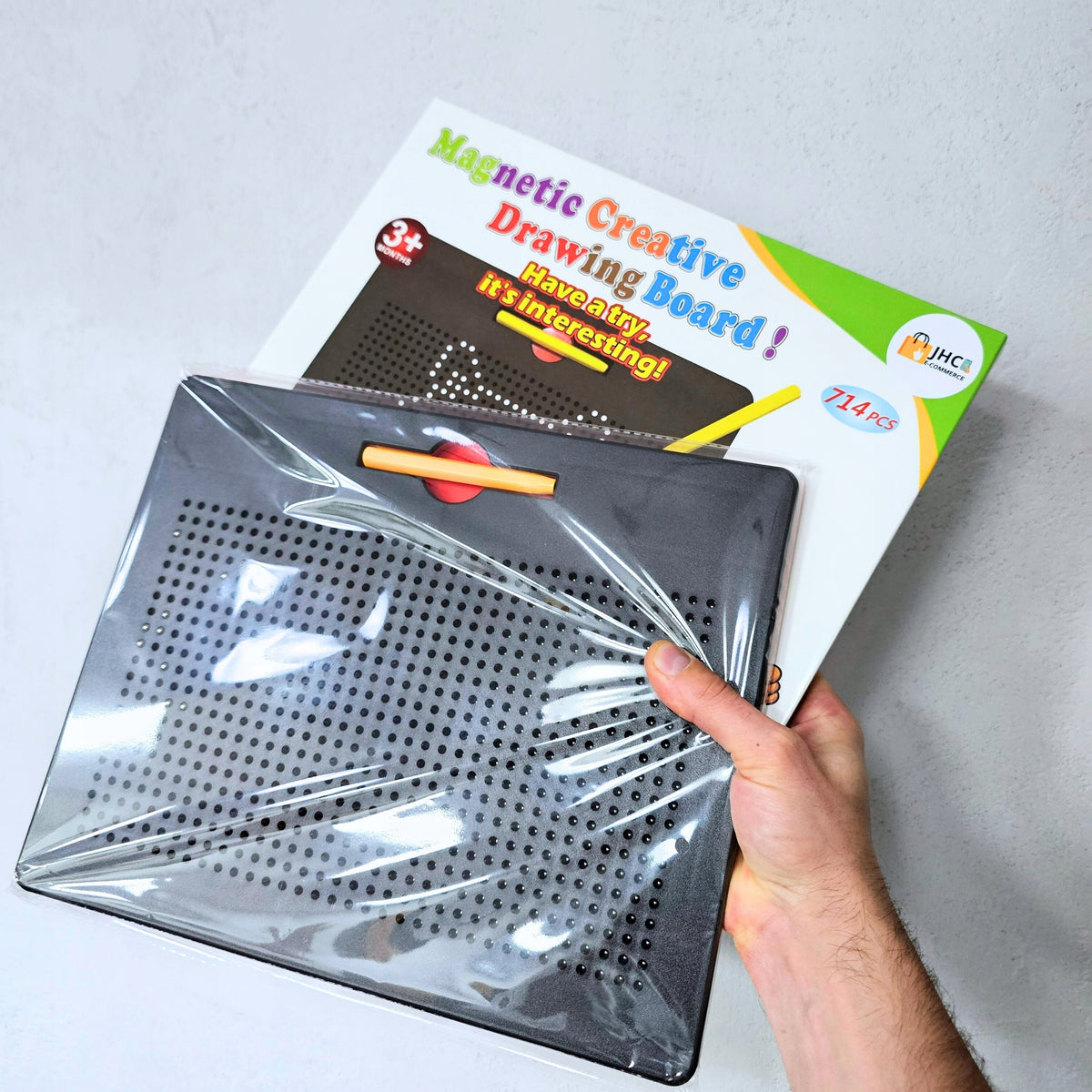 MAG PAD MAGNETIC BOARD BALLS 714 pieces creative for drawing writing Packaging status original