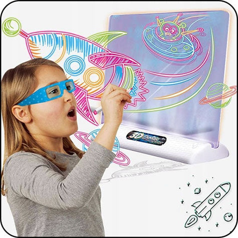 MAGIC 3D LIGHT DRAWING BOARD FOR KIDS INTERACTIVE + FREEBIE EAN (GTIN) 724123312436