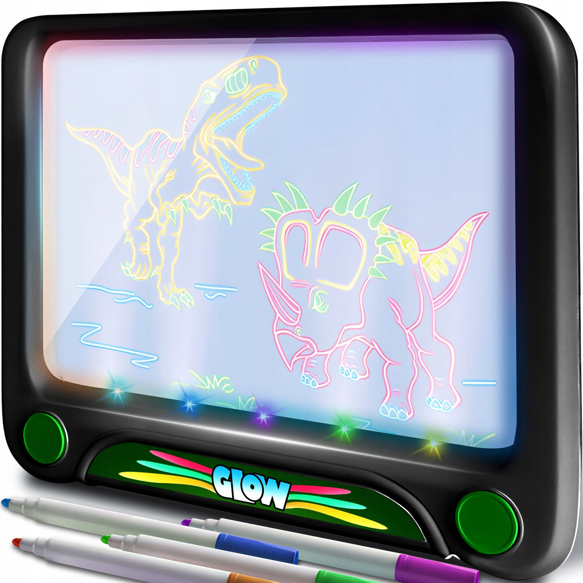MAGIC BOARD 3D LED BACKLIT DRAWING TABLET FOR KIDS + MARKERS