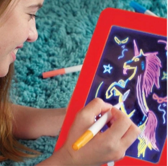 MAGIC DRAWING TABLET , KIDS GRAPHIC GIFT LED MAGIC PAD Manufacturer code TABLET TABLICA EDUKACYJNA GRAFICZNY