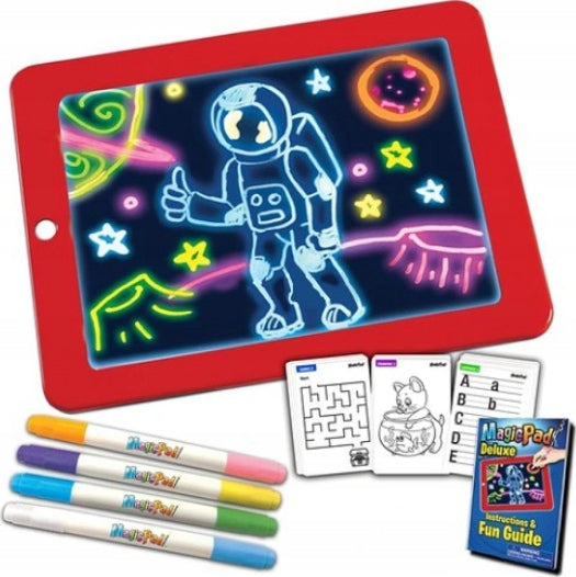 MAGIC DRAWING TABLET , KIDS GRAPHIC GIFT LED MAGIC PAD
