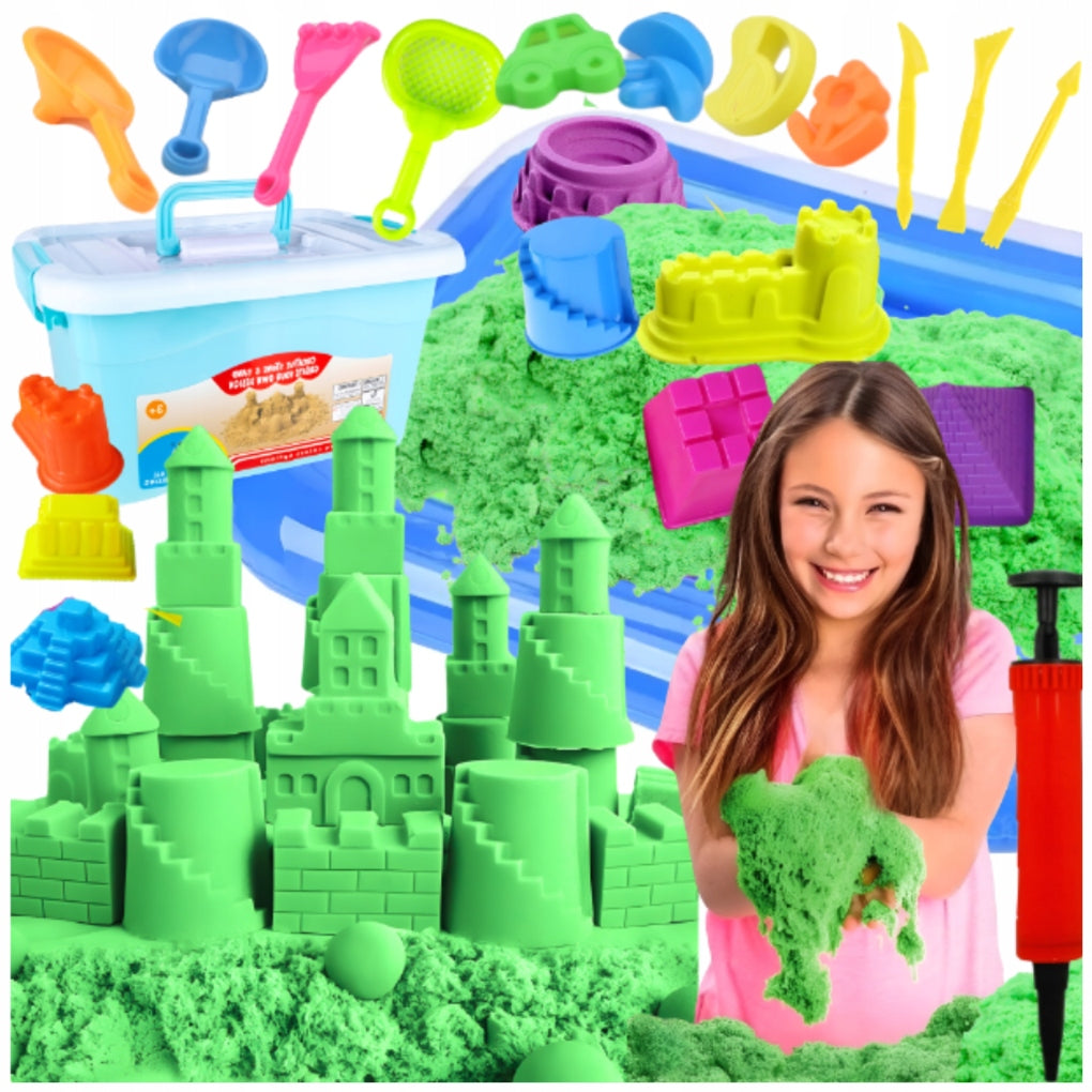 MAGIC KINETIC SAND 3KG SANDSTONE SENSORY EDUCATION SANDBOX