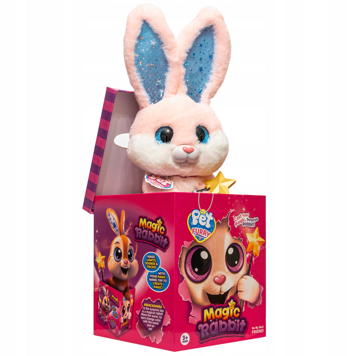 MAGIC RABBIT WIZARD INTERACTIVE TOY MAGIC RABBIT GLOWS GAME Manufacturer code TH035