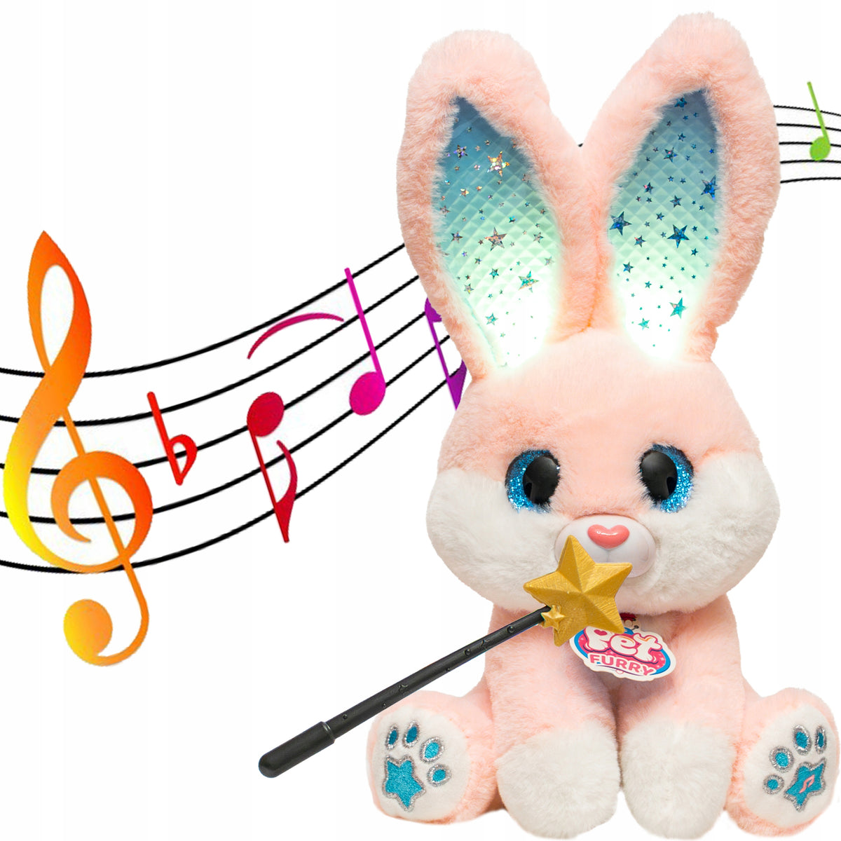 MAGIC RABBIT WIZARD INTERACTIVE TOY MAGIC RABBIT GLOWS GAME Packaging status original