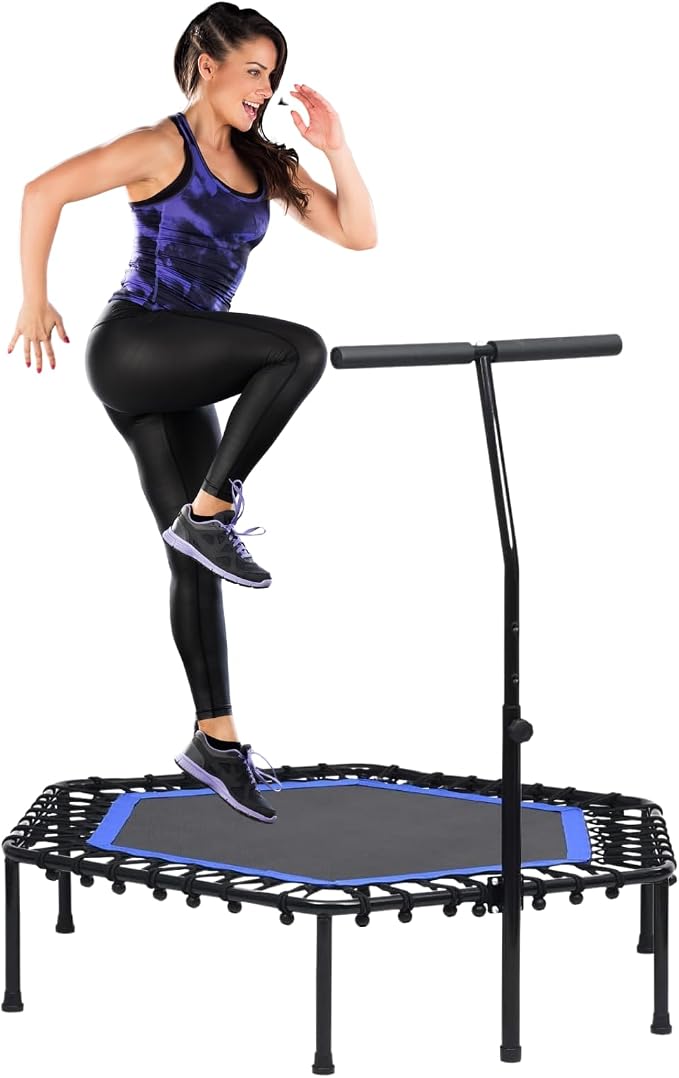 MAGIC SELECT Fitness trampoline 90 cm, foldable and quiet, easy installation