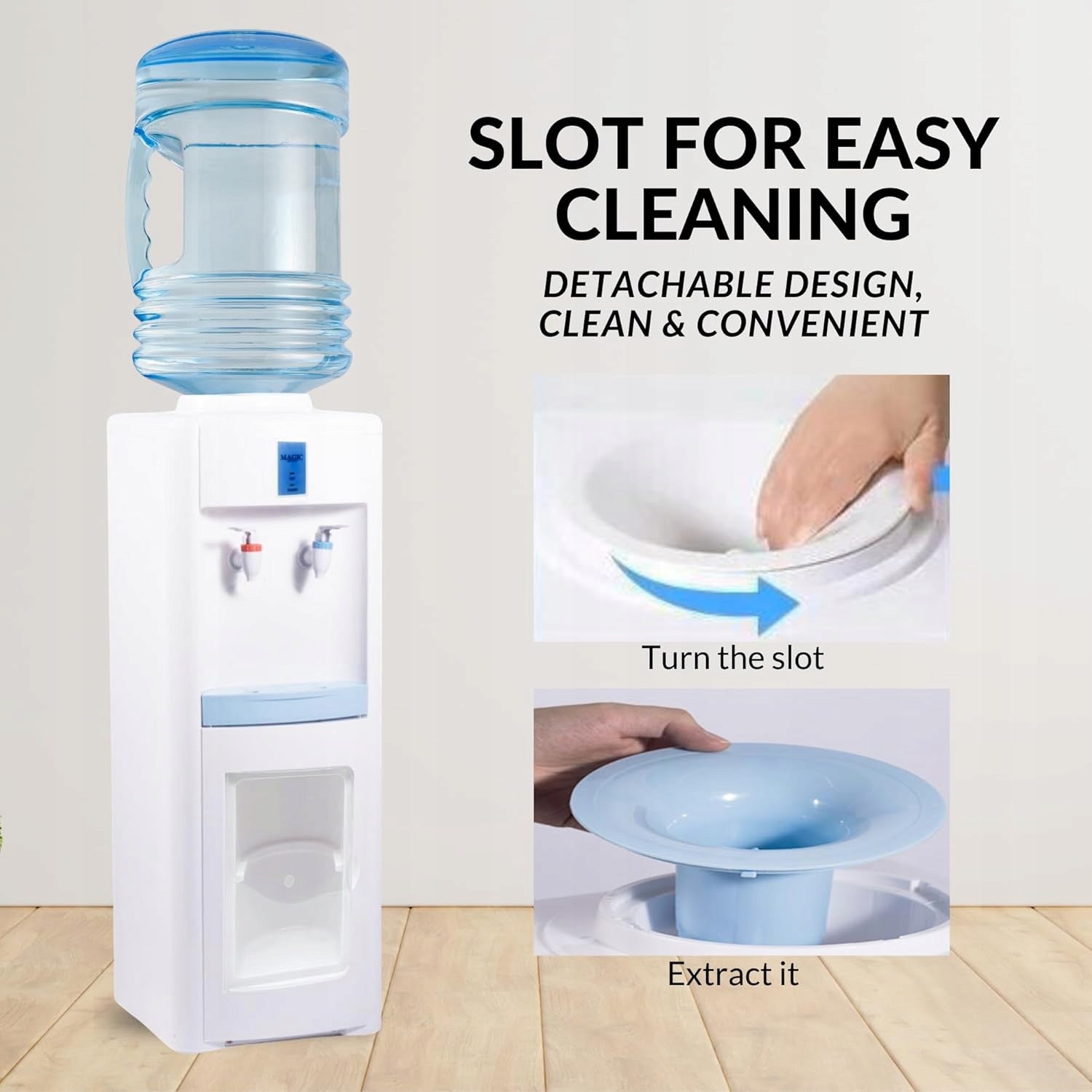 MAGIC SELECT – Quiet water dispenser with heating and cooling function Manufacturer code dozownik wody z funkcją grzania i chłodzenia