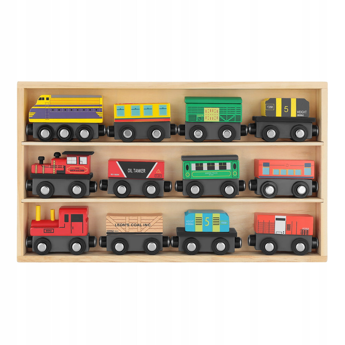 MAGNET TRAIN LOCOMOTIVE WOODEN RAILWAY Manufacturer code LT326