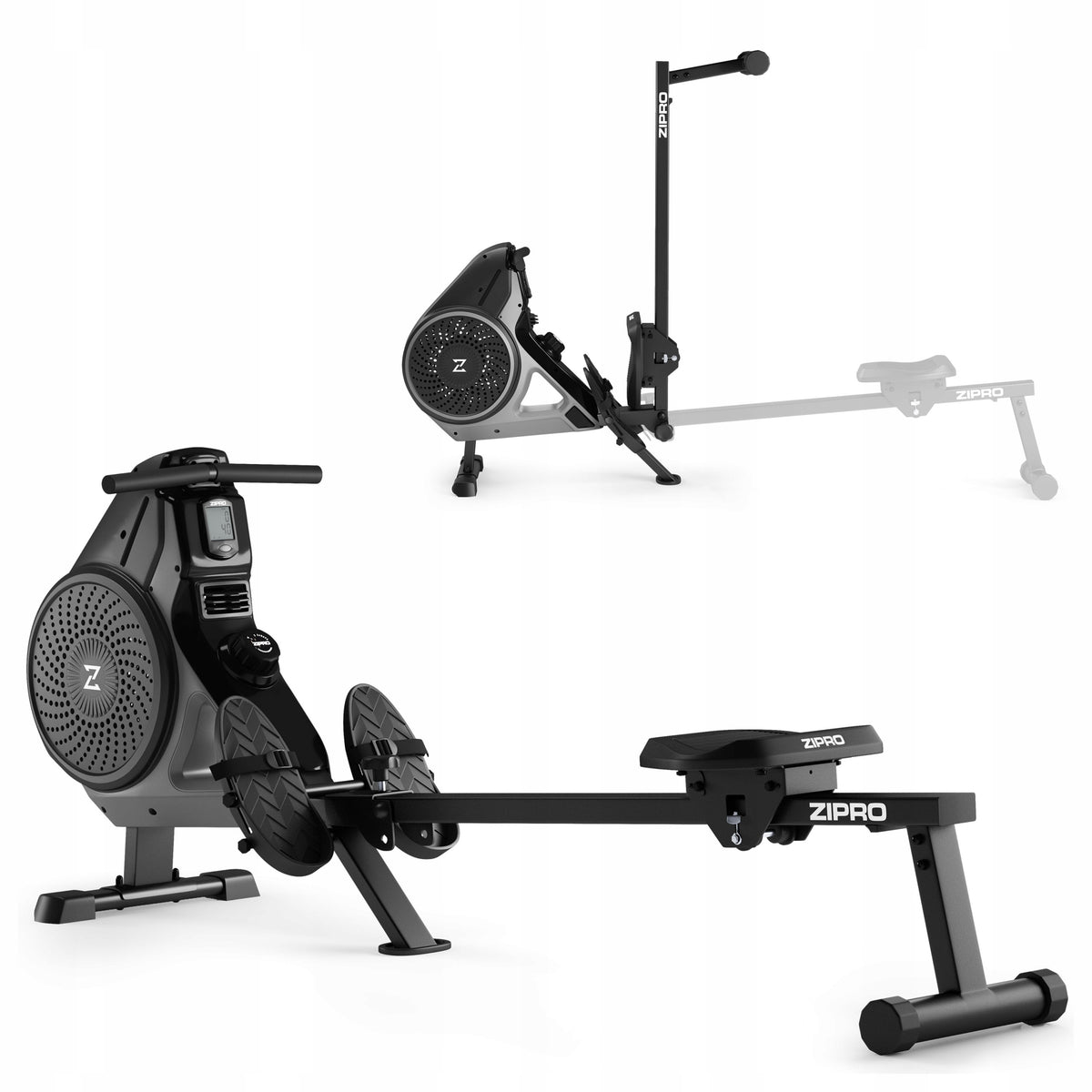 MAGNETIC AIR ROWING MACHINE Folding Ergonomics - Move Zipro Packaging status original