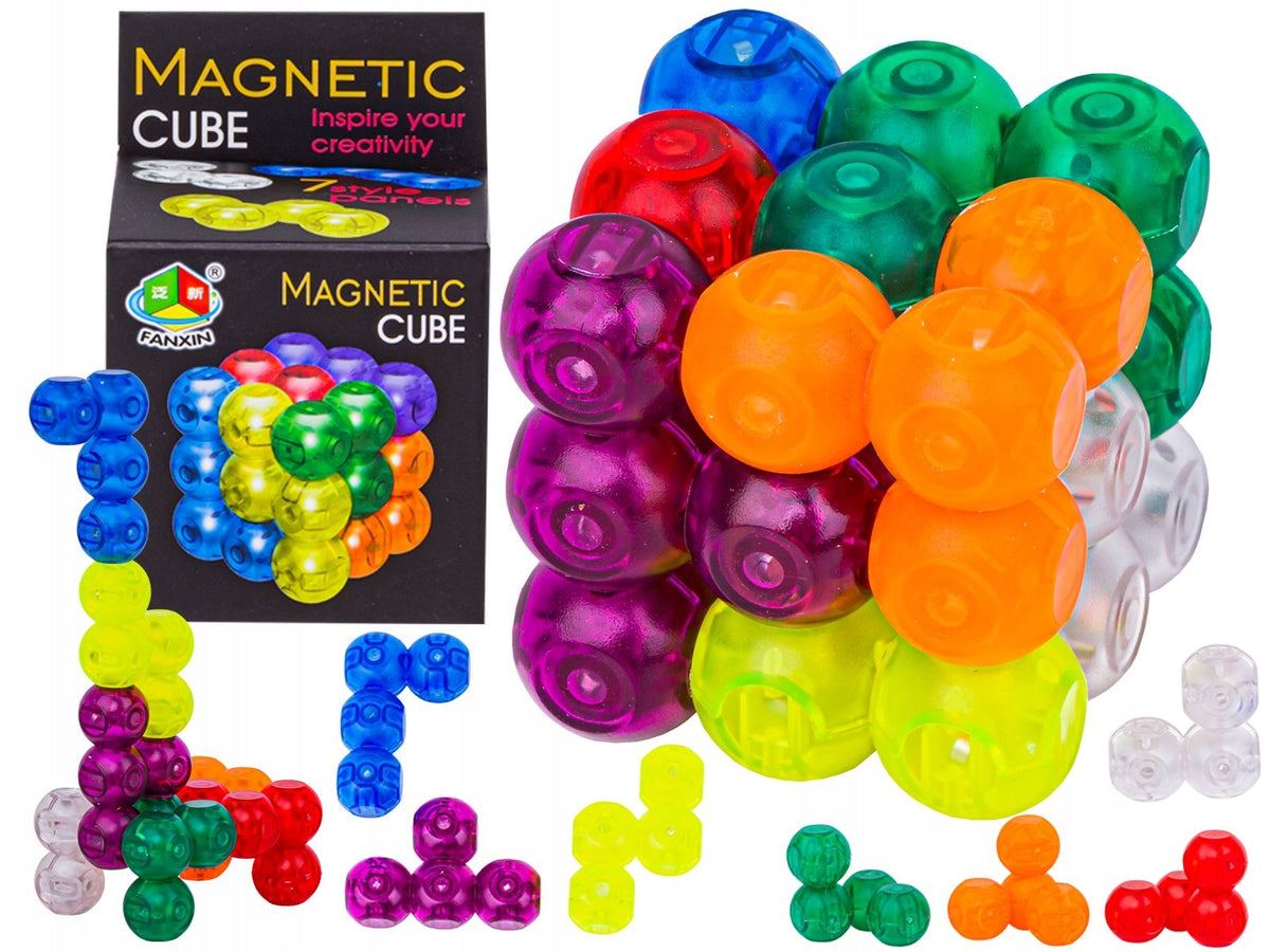 MAGNETIC BALLS blocks PUZZLE GAME puzzle children 4 5 6 7 8 years old