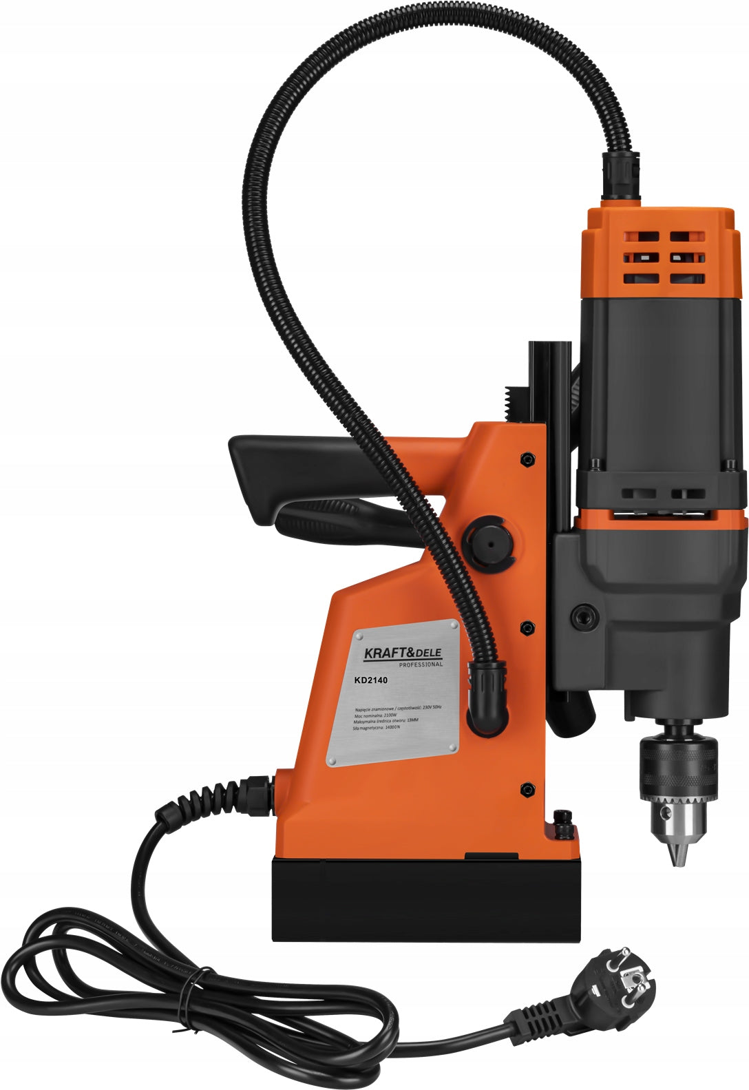 MAGNETIC DRILL MAGNET THREADER 2100W 14000N 13 mm 230V Drill weight 10.5 kg