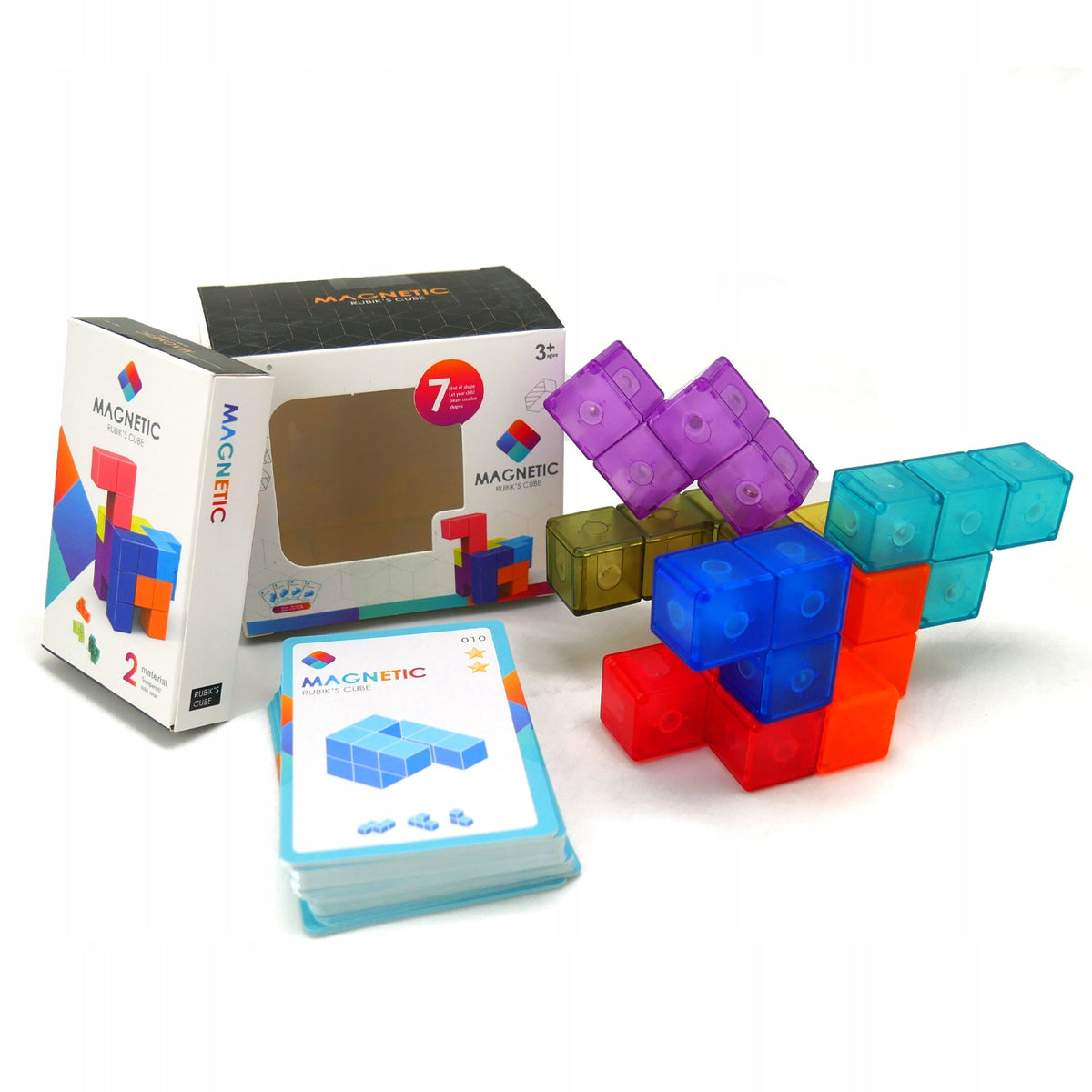 MAGNETIC PUZZLE CUBE PUZZLE magic ANTI-STRESS PUZZLE SET Brand Stawscy