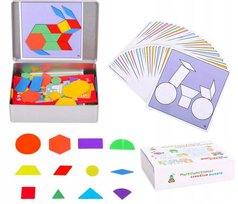 MAGNETIC PUZZLE MONTESSORI PUZZLE GAME BLOCKS