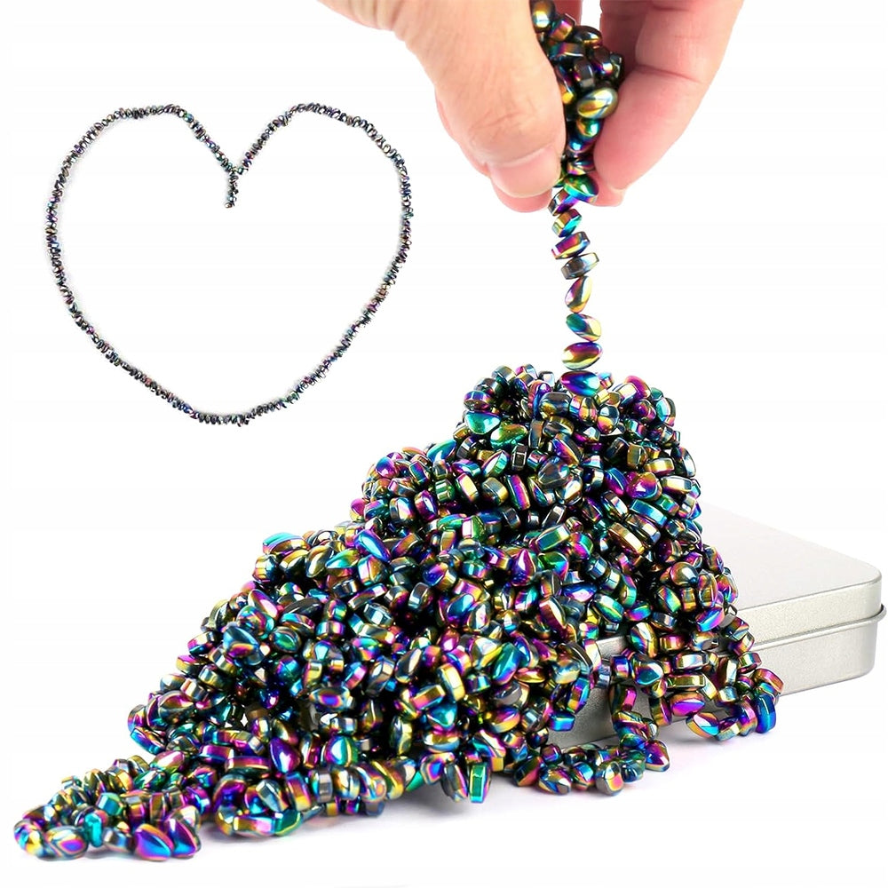 MAGNETIC SAND 550PCS ANTI-STRESS SENSORY BALLS METAL BOX GIFT