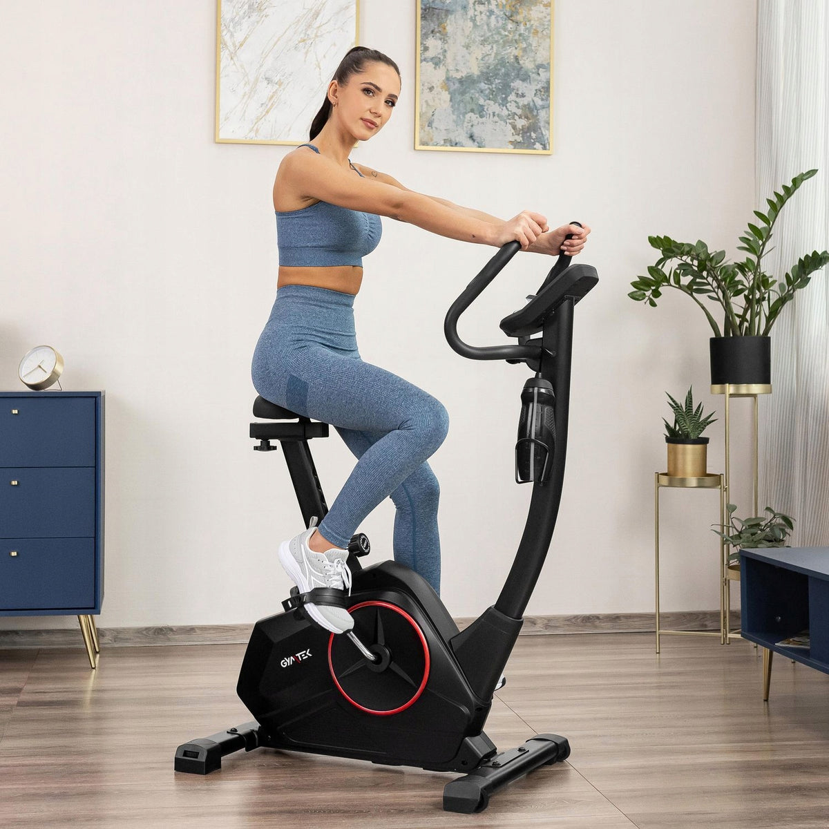 MAGNETIC STATIONARY EXERCISE BIKE FOR FITNESS EXERCISES XB4000 GYMTEK Brand Gymtek