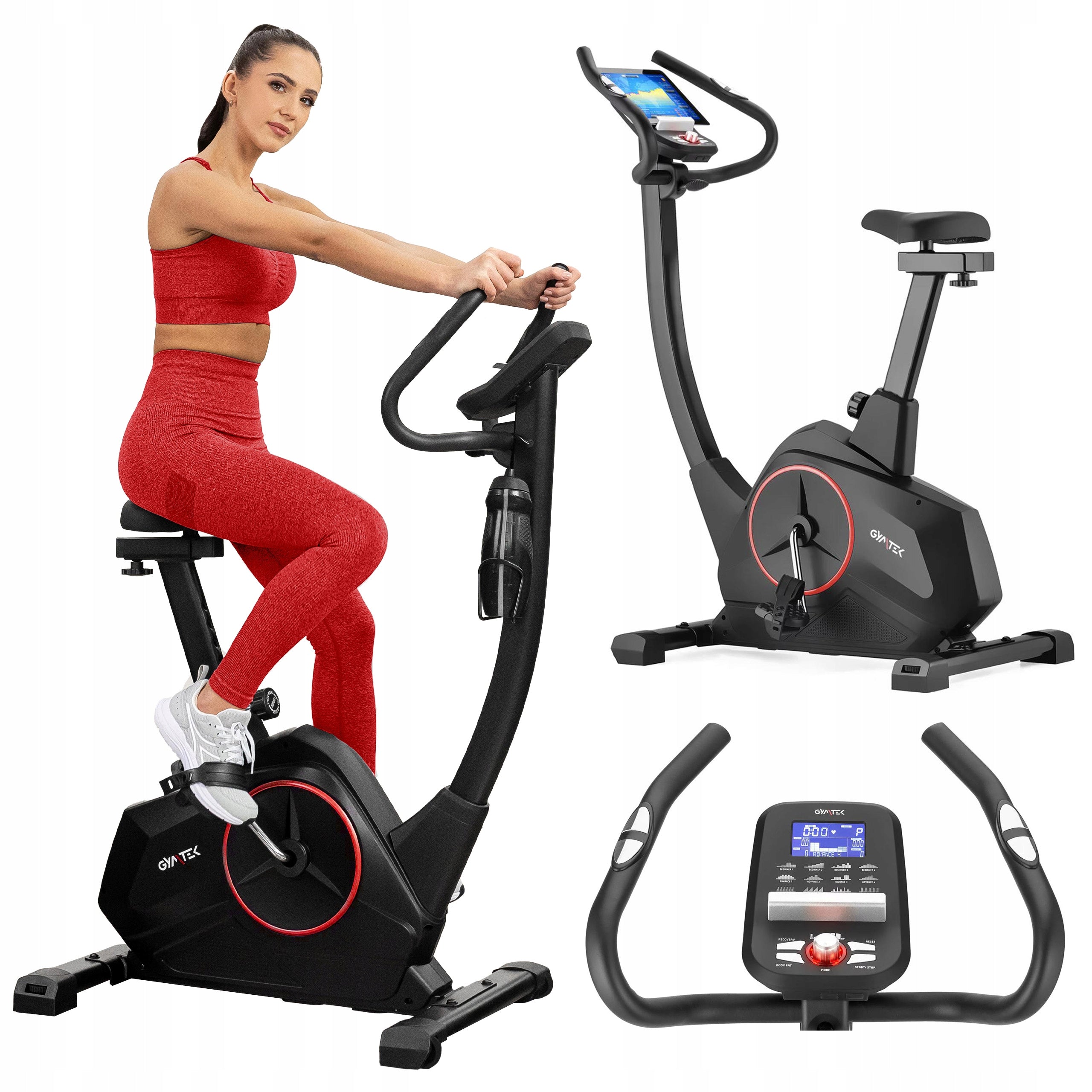 MAGNETIC STATIONARY EXERCISE BIKE FOR FITNESS EXERCISES XB4000 GYMTEK