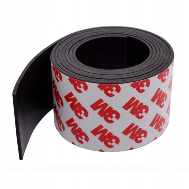 MAGNETIC TAPE with adhesive 3M SELF-ADHESIVE, DIMENSIONS: 500cm / 40mm / 1,5mm Packaging status original