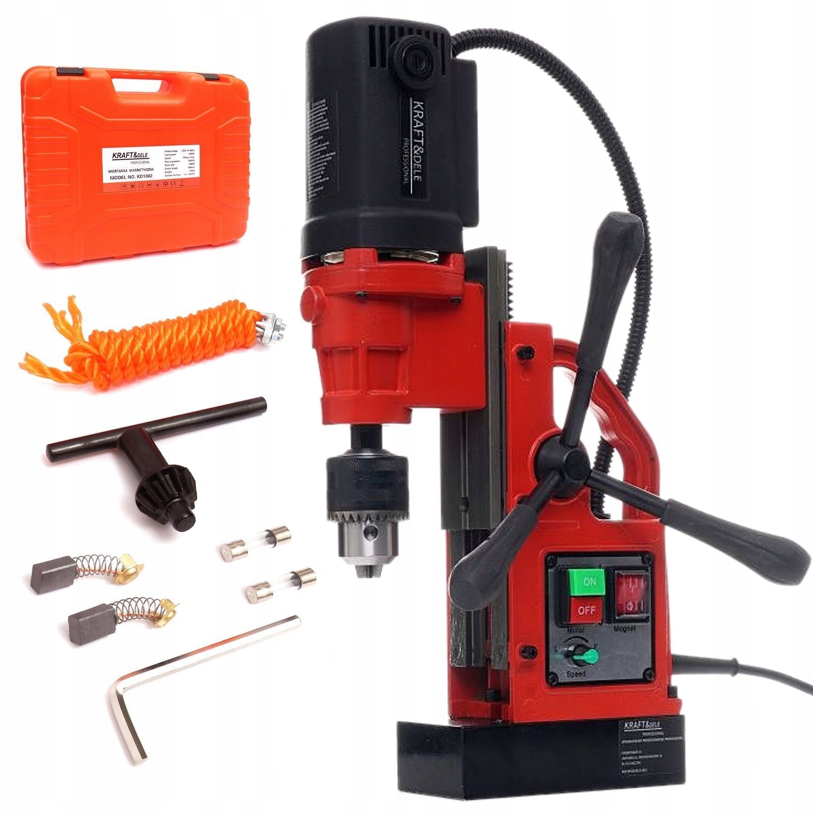 MAGNETIC VERTICAL TABLE DRILL 1800W 1300N 16mm