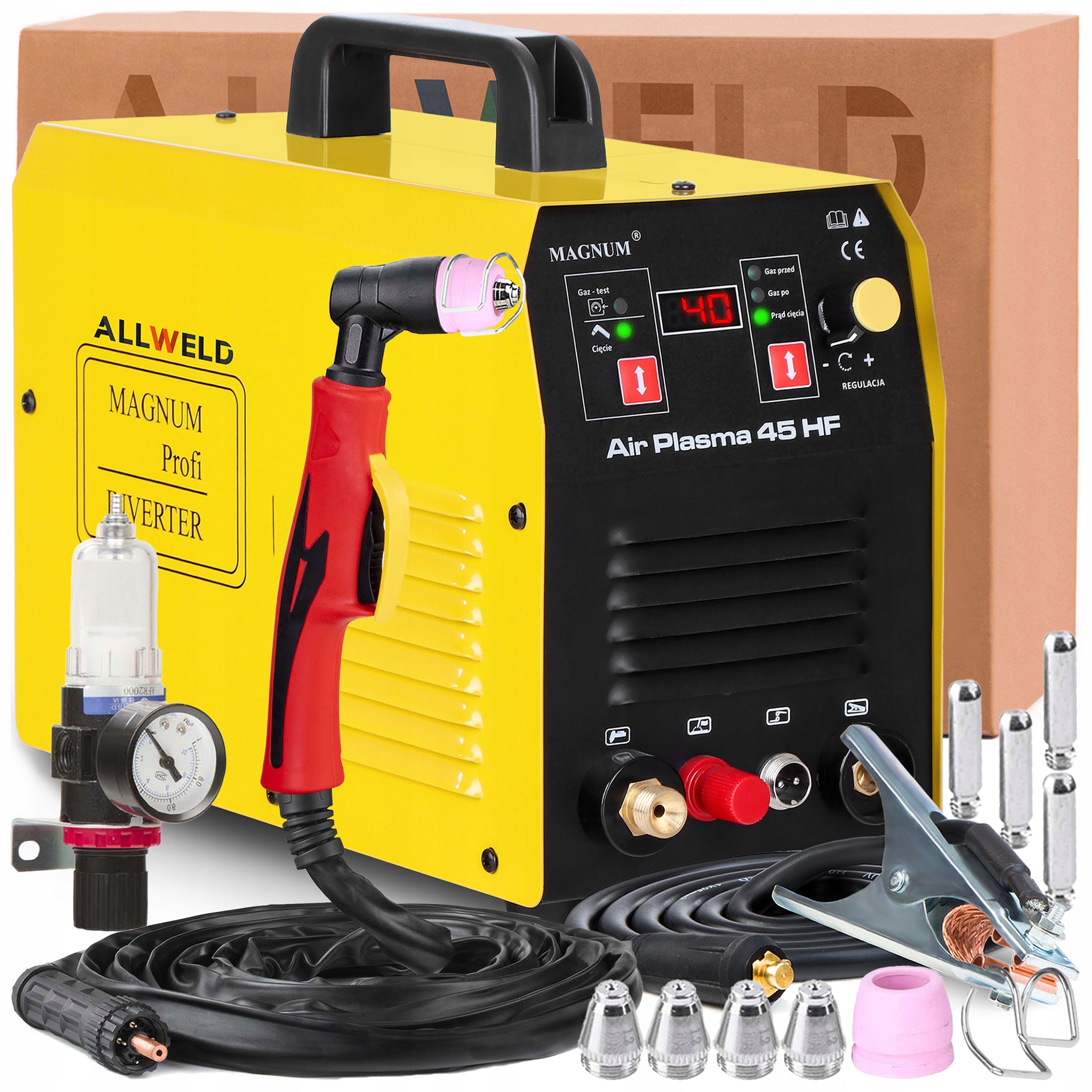 MAGNUM AIR PLASMA CUTTER 45 HF 230V 15MM FOR STEEL AND ALUMINIUM