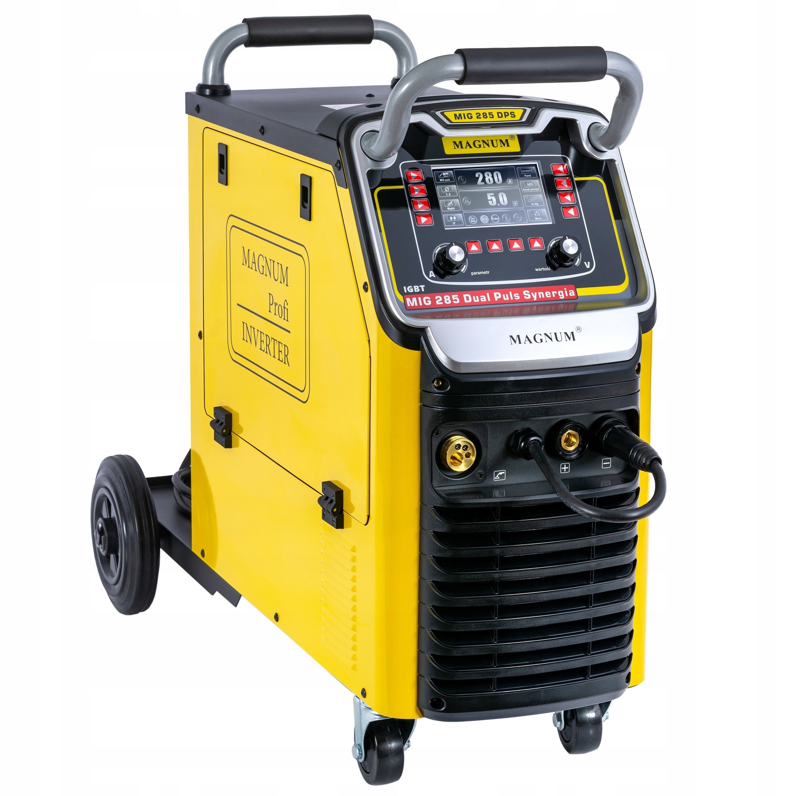 MAGNUM MIG 285 Dual Pulse Synergy MIG MMA 280A 400V LCD 4x4 Manufacturer code Magnum MIG 285 Dual Puls Synergia