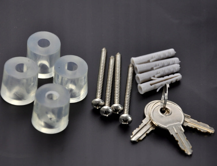 MAILBOX CONVEX MODERN 3 KEYS, SCREWS Product width 21.7 cm