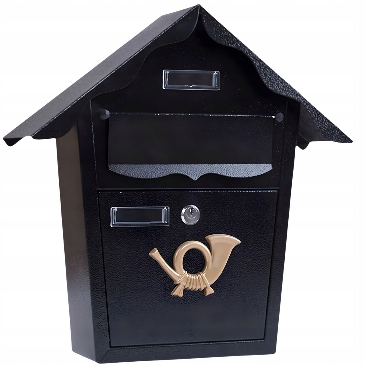 MAILBOX FOR NEWSPAPERS GALVANIZED STEEL ANTHRACITE 2 KEYS Brand Chomik