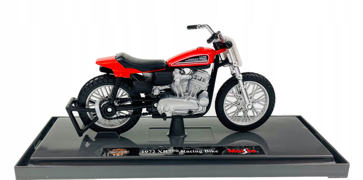 MAISTO 1972 HARLEY-DAVIDSON XR750 RACING BIKE 1:18 MOTORCYCLE NEW MODEL Manufacturer code 29427343