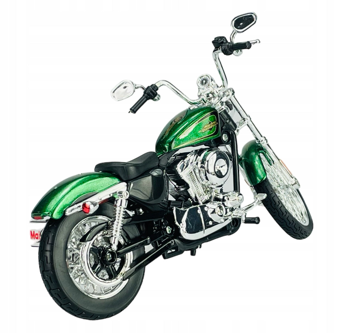 MAISTO 2013 HARLEY-DAVIDSON XL 1200V SEVENTY-TWO GREEN 1:12 MOTORCYCLE NEW Brand Maisto