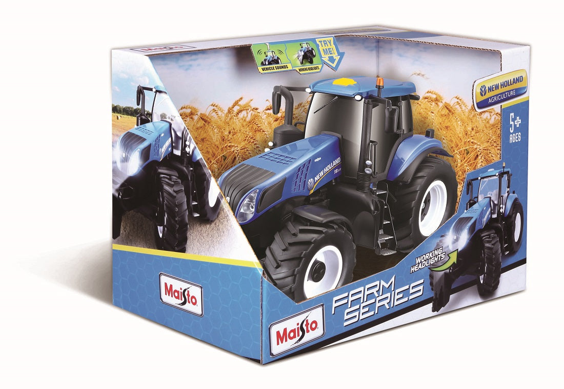 MAISTO Tractor NEW HOLLAND T8.320 Lights + sound 82231 Packaging status original