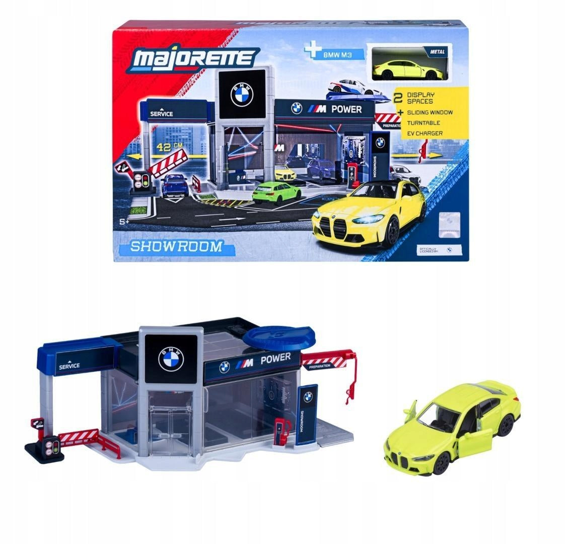 MAJORETTE BMW SHOWROOM + 1 CAR, MAJORETTE