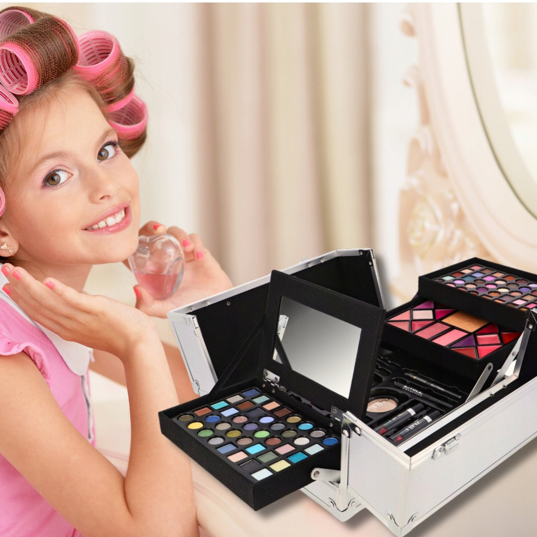MAKEUP COSMETICS CASE BRUSHES SET FOR VALENTINE'S DAY WOMEN EAN (GTIN) 69043489432606