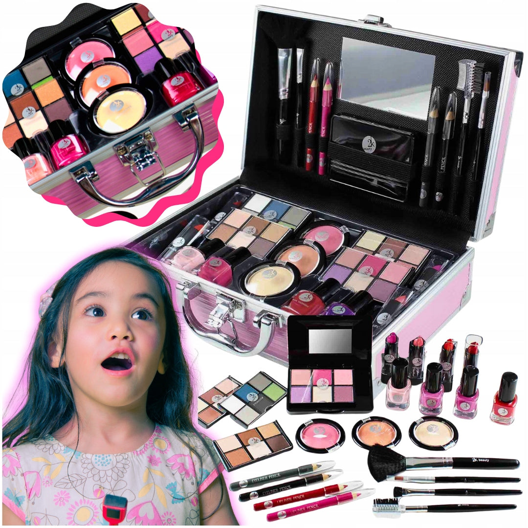 MAKEUP COSMETICS CASE BRUSHES SET FOR VALENTINE'S DAY WOMEN