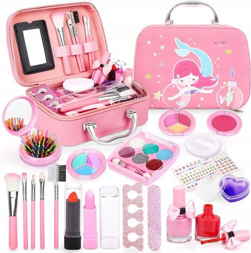 MAKEUP PAINTING SET FOR CHILDREN CASE MERMAID MAKEUP BEAUTY SPA Packaging status original
