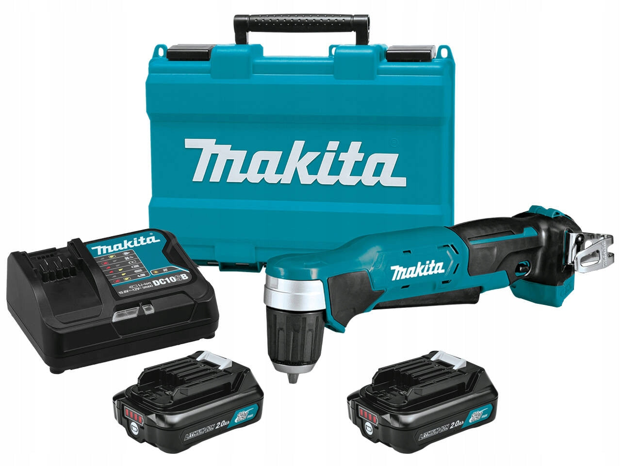 MAKITA Cordless Self-Clamping Angle Drill 12V 2x2,0Ah DA333DSAE
