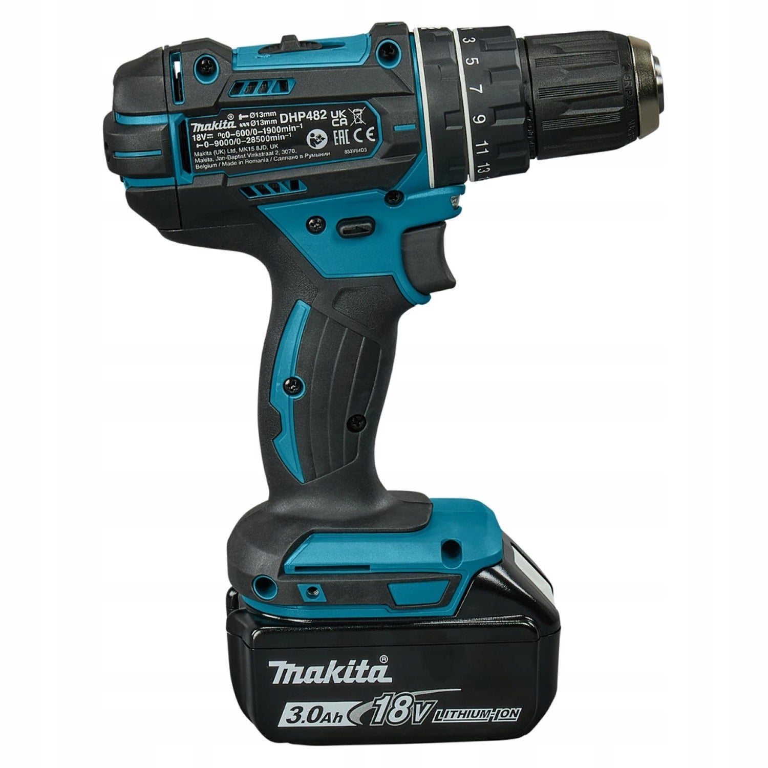 MAKITA DDF482RFJ Cordless Drilling Machine 18V LXT 2x3,0Ah MAKPAC Brand Makita