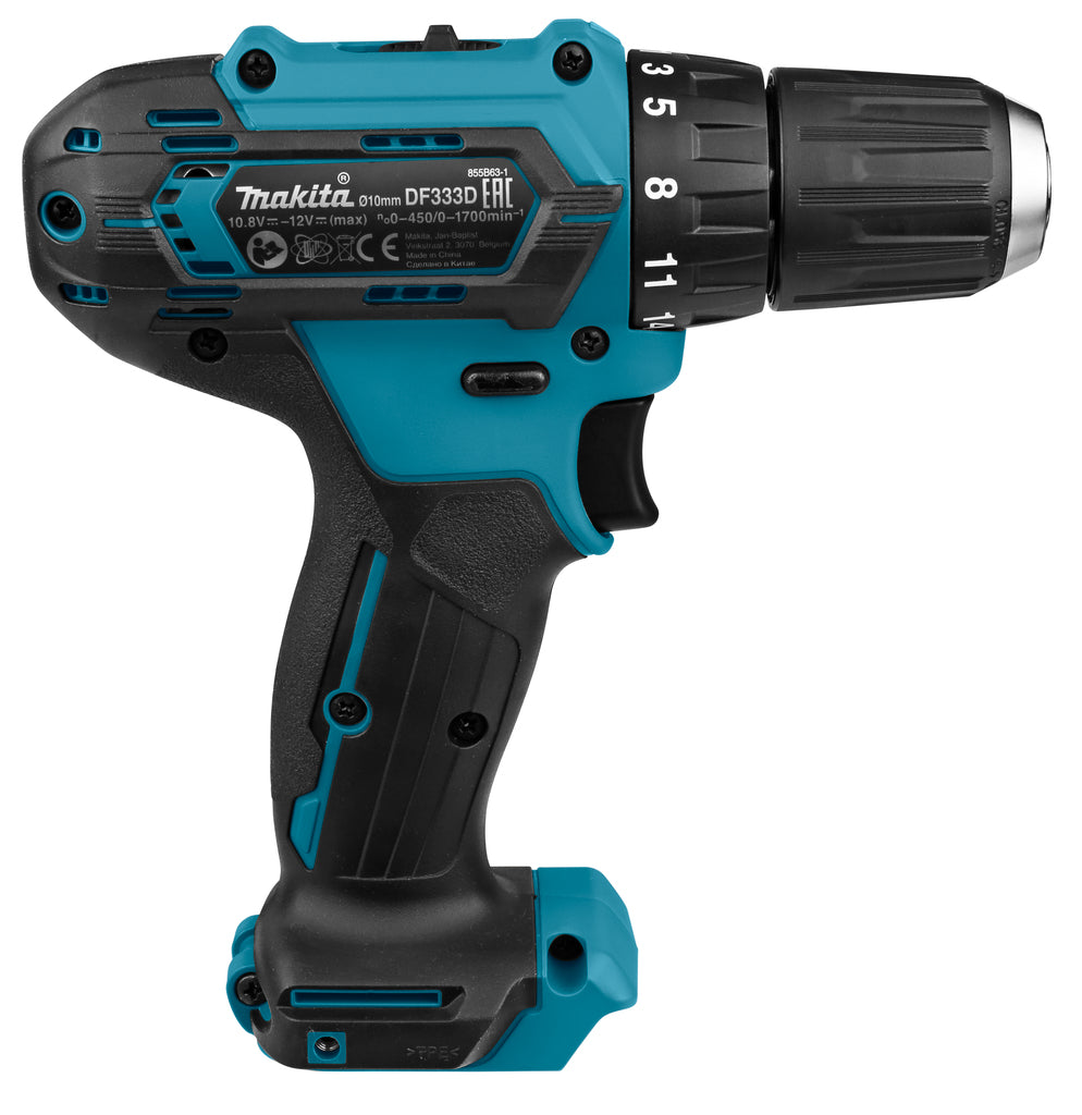 MAKITA DF333DZ CORDLESS DRILL/DRIVER 12V 30Nm Manufacturer code DF333DZ