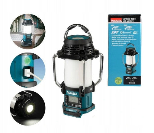 MAKITA DMR056 RECHARGEABLE RADIO WITH LAMP AND FLASHLIGHT LXT -- Makita PL --