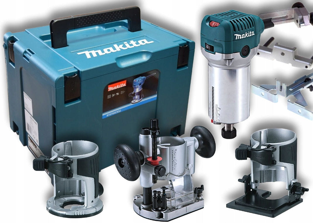 MAKITA MILLING MACHINE RT0702CX2J 710W + ACCESSORIES -- Makita PL -- Manufacturer code RT0702CX2J