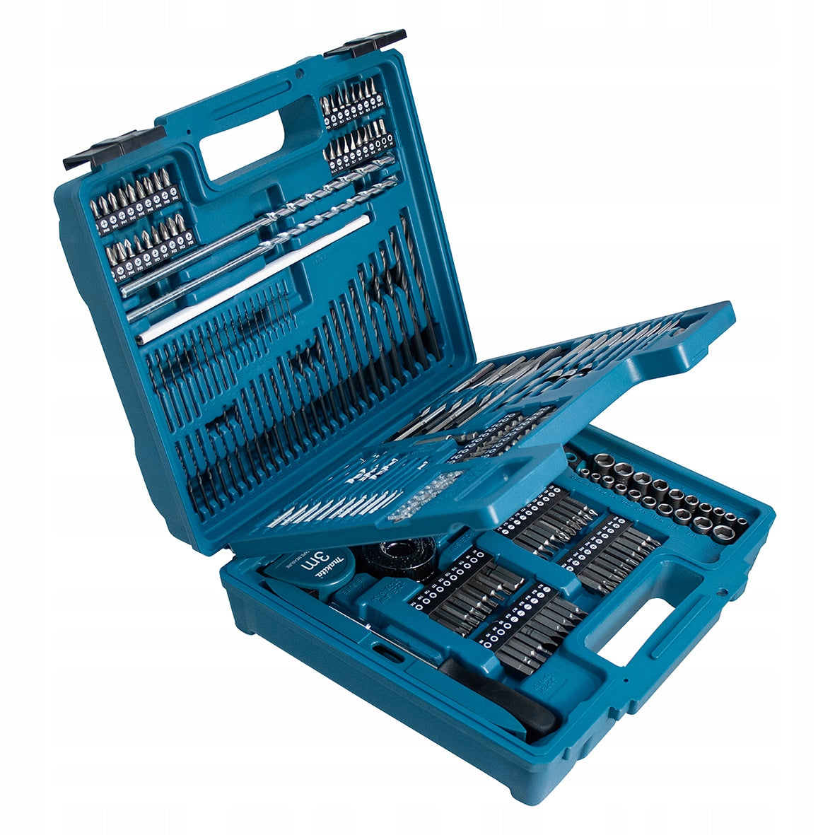 MAKITA SET OF DRILL BITS CAPS 212 pcs. E-06270