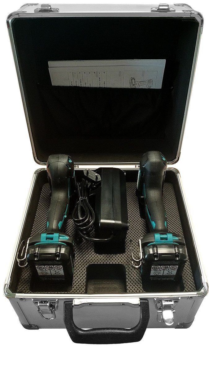 MAKITA Screwdriver + Impact Driver 2X1,5 AH 12V DF333D + TD110D CLX224X Brand Makita