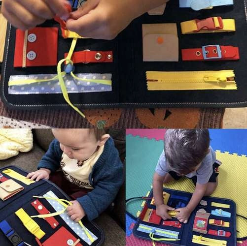 MANIPULATION BOARD soft case MONTESSORI sensory Manufacturer code IOG96548