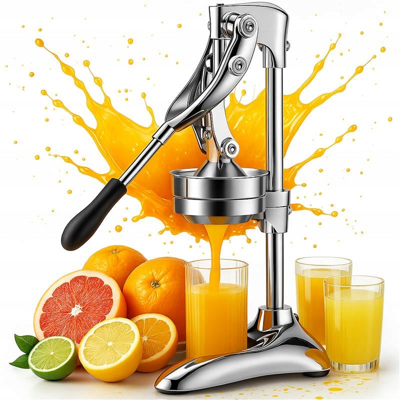 MANUAL CITRUS JUICER FRUIT SQUEEZE SOLID STAINLESS STEEL Power rating 0 W