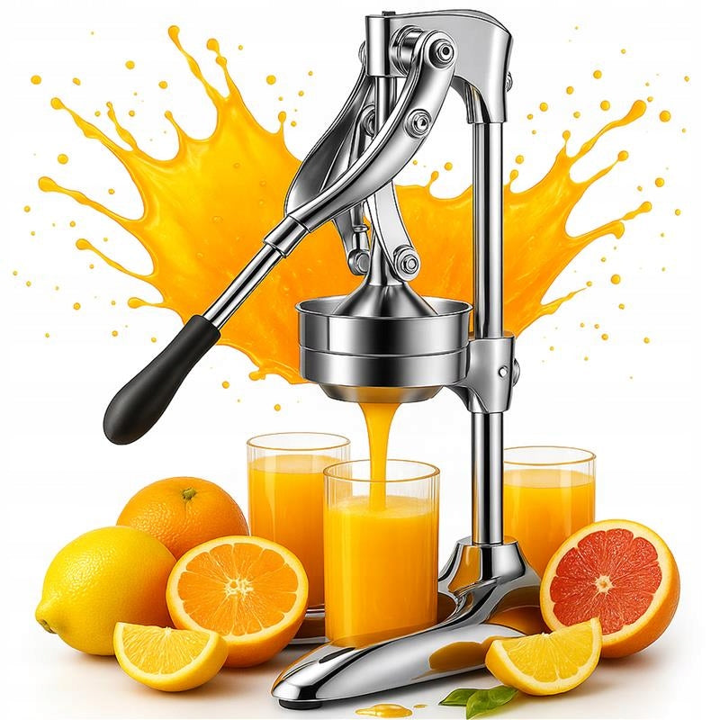 MANUAL CITRUS JUICER FRUIT SQUEEZE SOLID STAINLESS STEEL