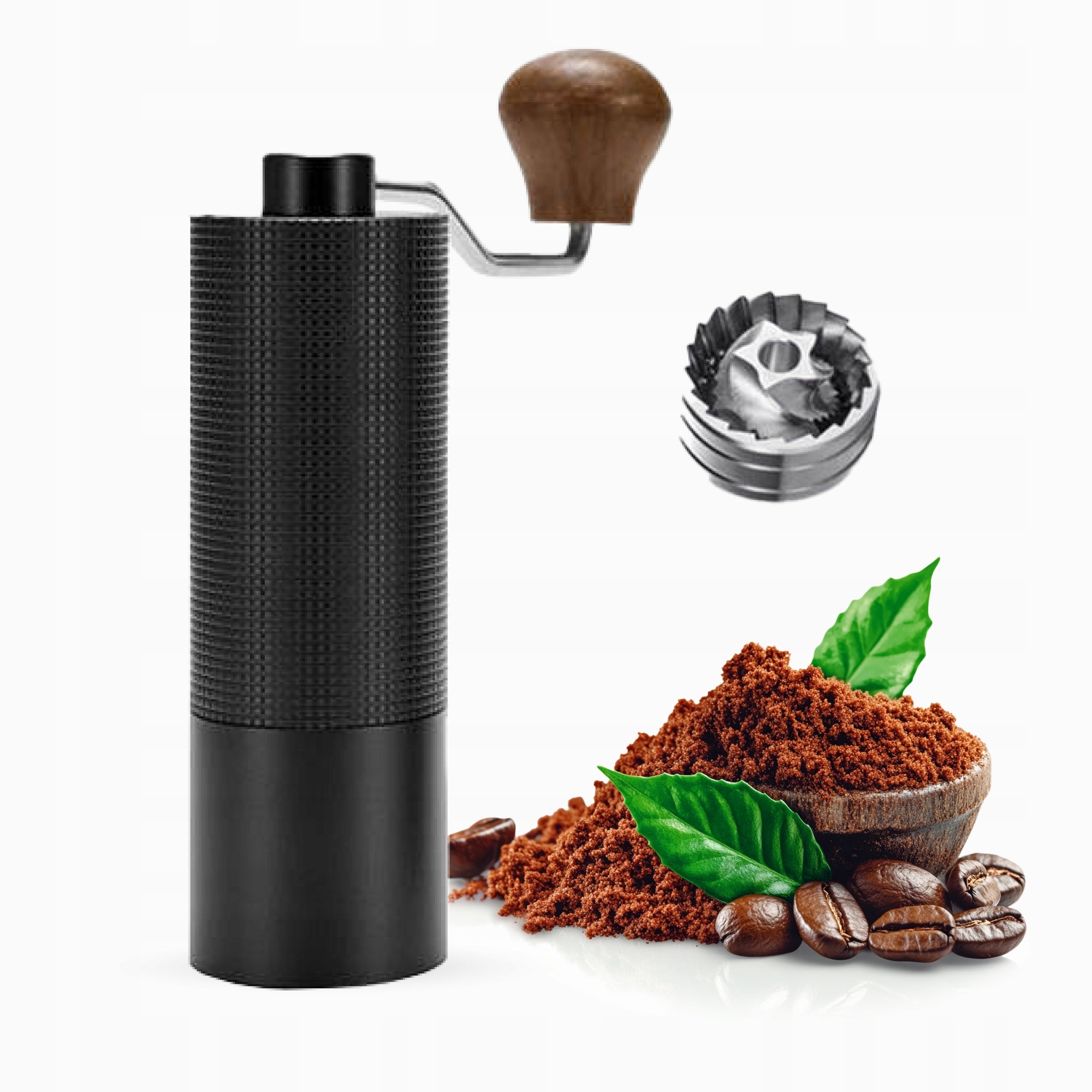 MANUAL COFFEE GRINDER ViO CM-02H PROFESSIONAL - TOP QUALITY BLACK