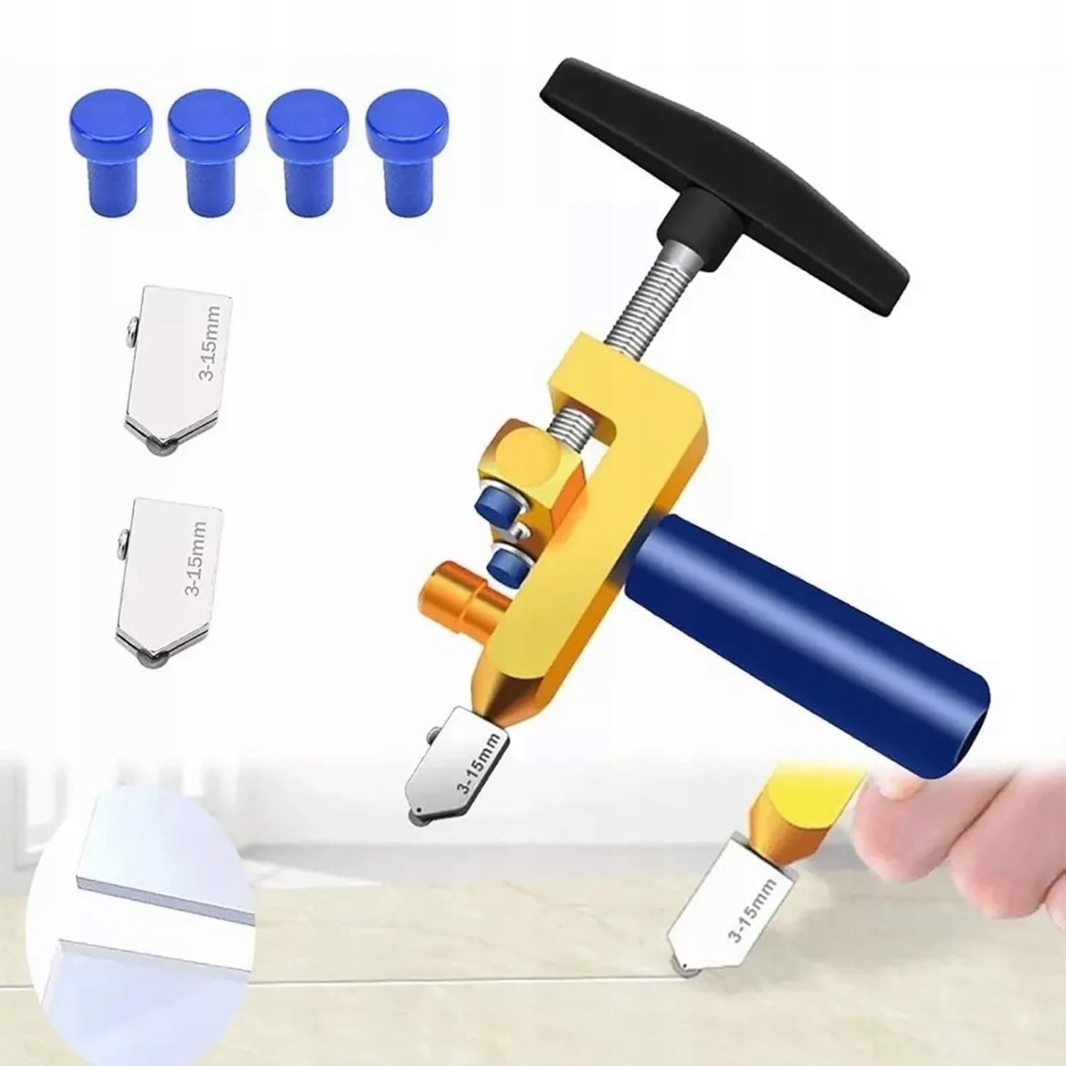 MANUAL CUTTER FOR CUTTING GLASS /PLATE 2IN1 FOR HOME DIY WINDOW GLASS