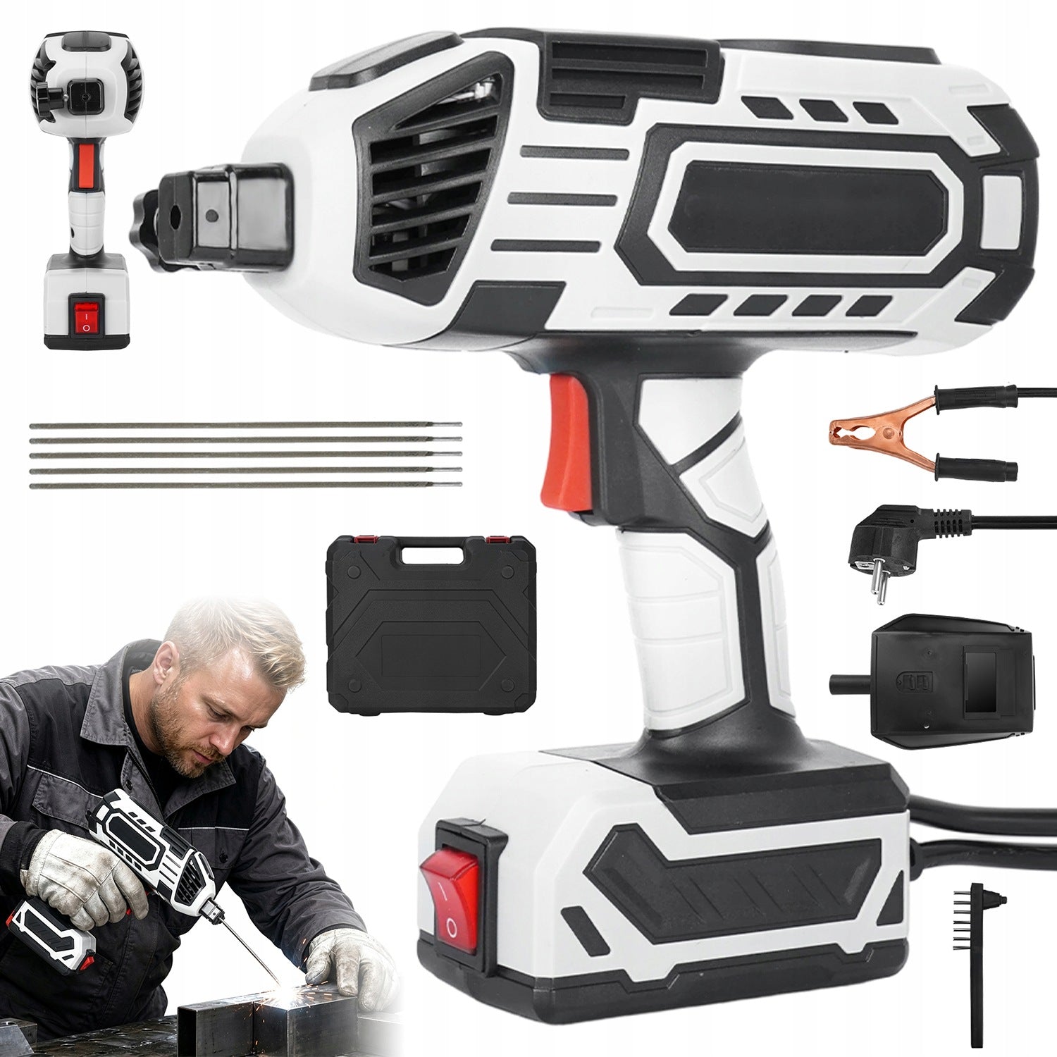 MANUAL ELECTRIC WELDING MACHINE IGBT 200A PORTABLE MINI FENCE AUTO SERVICE