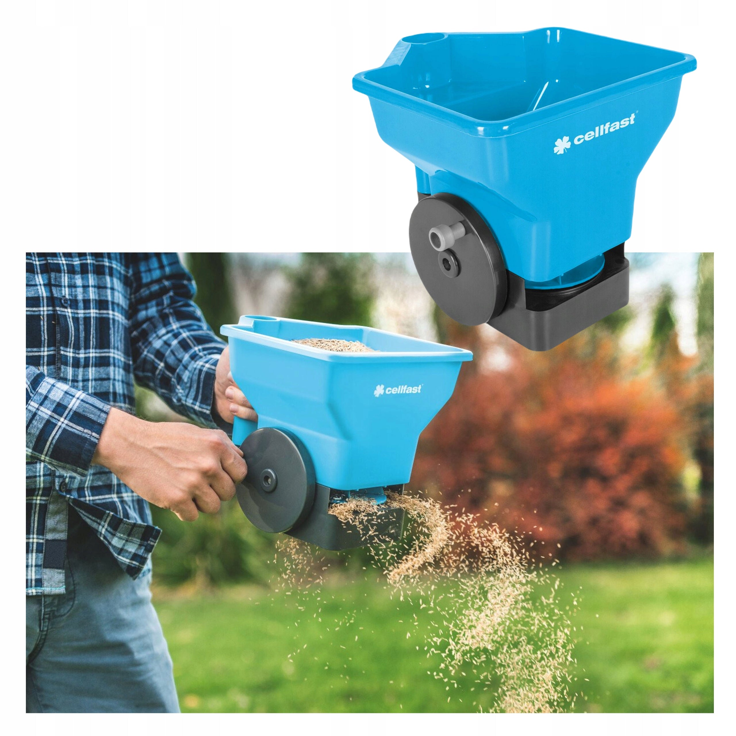 MANUAL FERTILIZER GRASS SPREADER 3 l 360 cm QUALITY